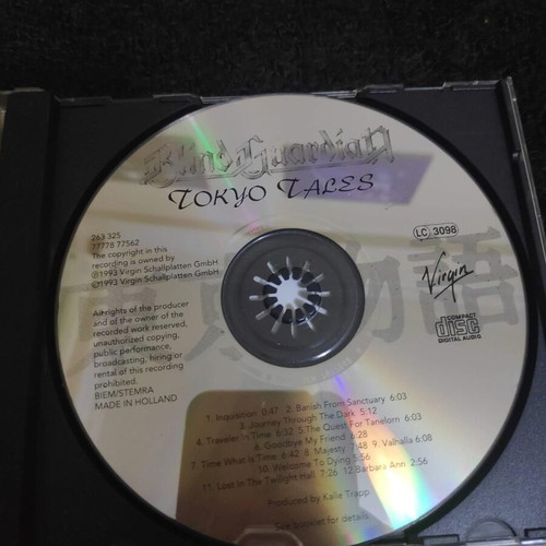 Blind Guardian Tokyo Tales Live in Japan CD 1993 Virgin