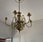 Ceiling light gold color like new