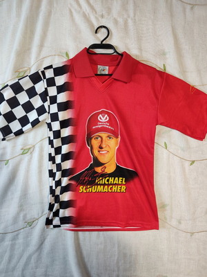 Michael Schumacher Collection Polo Shirt red, like new, youth 152/164