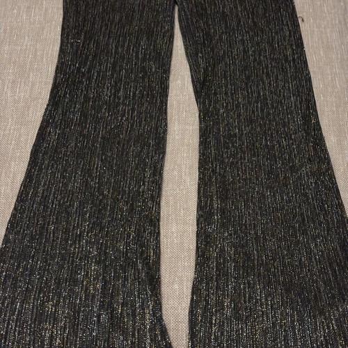 Zara pants black size S used, fitted top and wide bottom