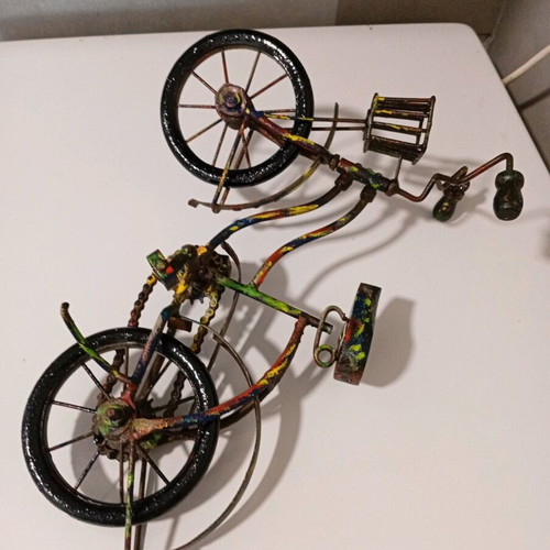 Decorative iron bicycle new with colorful design