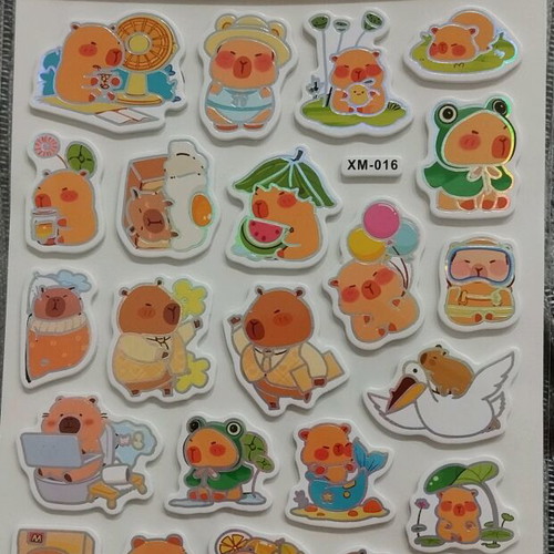 Cabybara stickers new, cute for kids and decoration