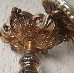 Vintage ceiling light used, diameter 37 cm