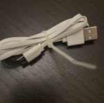 Micro-USB charging & data cable white like new