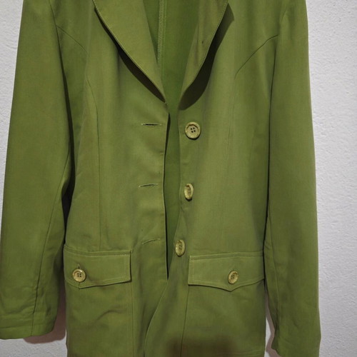 Vintage women's jacket without padding like new, green