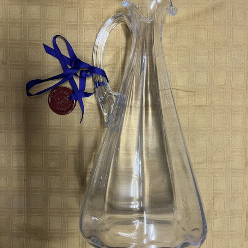 William Edward collectible glass whiskey decanter new with authentic seal