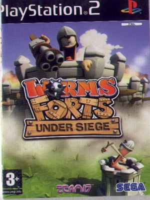 Worms Forts Under Siege PlayStation 2 употребявана без ръководство