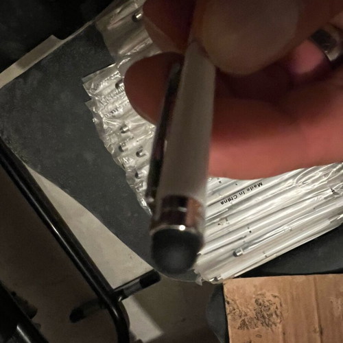 Rotating stylus new with clip for tablet and smartphone