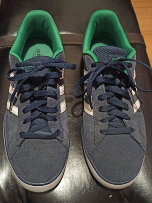 Adidas casual παπούτσια μεταχειρισμένα, μπλε και πράσινα, μέγεθος 42-42,5