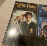 Harry Potter video cassettes like new, 3 pieces, dubbed