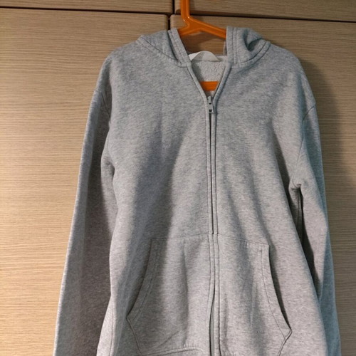 H&M sweatshirt jacket for boys used, grey, sizes 146-152 cm