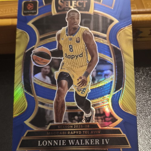 Lonnie Walker IV 2025-26 Panini Select Euroleague Base Card new