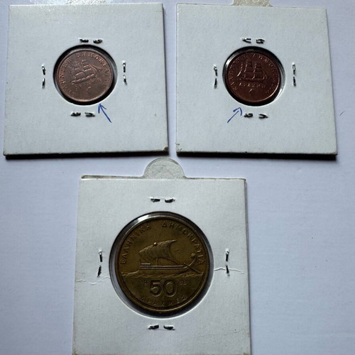 Ellas 3 error coins used, all together