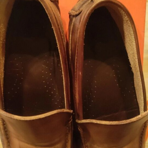 Boss moccasins like new, brown, size 43 with wide fit