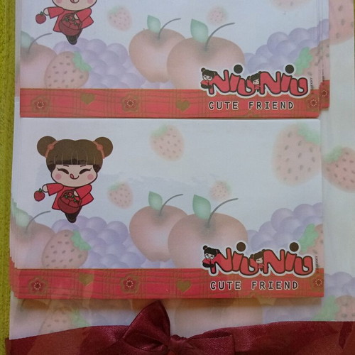 Vintage stationery and school supplies set 90s-00s with NiuNiu, KIKY, Madonna
