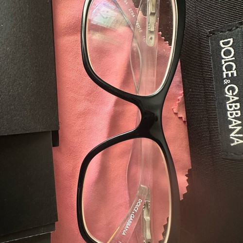 Dolce & Gabbana Myopia Glasses used with papers and two boxes