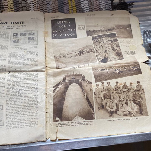 Flying magazine used, July 9 1938, aviation history
