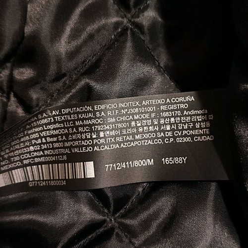 Leather Biker Jacket Pull&Bear black like new, size Medium