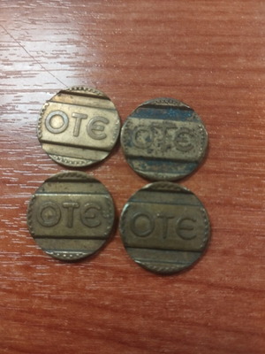 OTE coins, set of 4