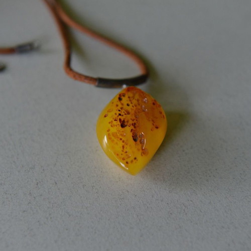 Amber necklace new from Russia