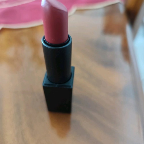 Nars lipstick Audrey shade used, deep burgundy