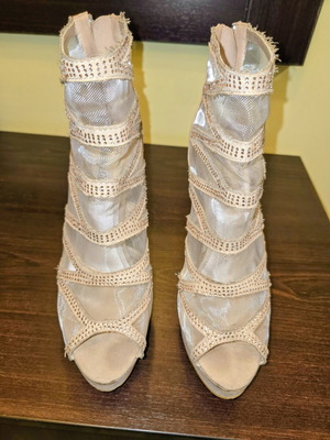 Summer ankle boots like new, size 40, pumps