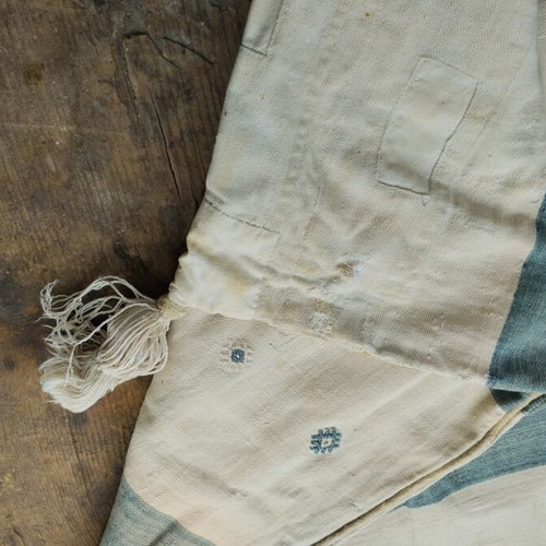 Woven sack used, old handloom fabric