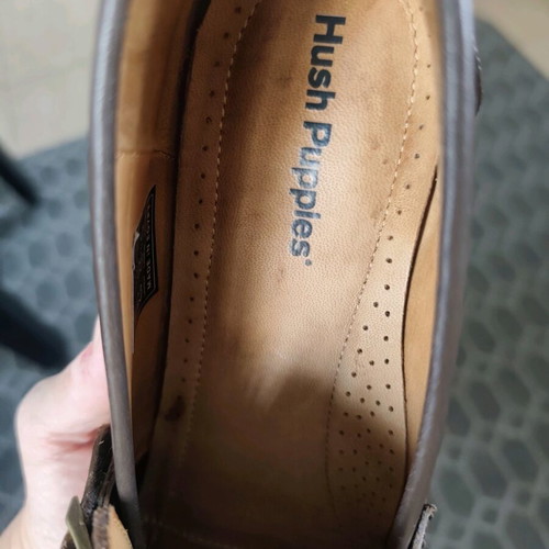 Hush Puppies leather shoes size 41 like new brown