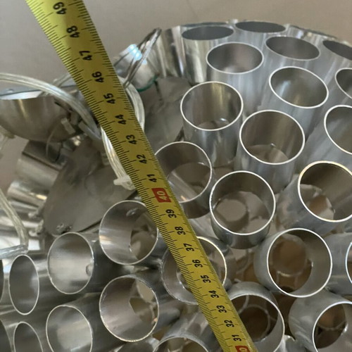 Aluminium Space Age design pendant lamp, 30 cm