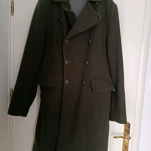 Zara Man coat green brown XL new