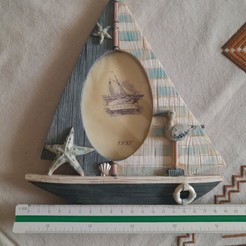 Decorative frame set with sea theme, new