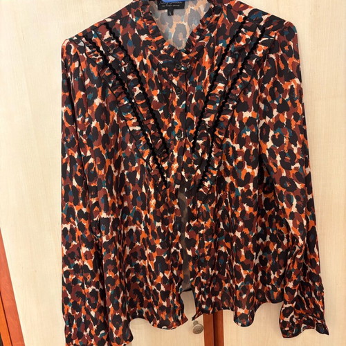 Funky Buddha viscose shirt new, multicolor