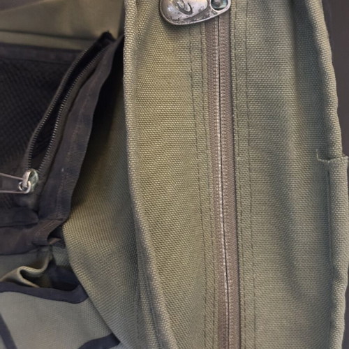 Asics Tiger vintage crossbody bag used, green with Japanese character
