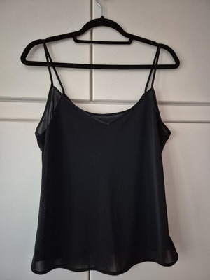 Marks & Spencer black semi-transparent top like new, size XL