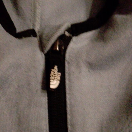 The North Face hoodie used, small, grey and black