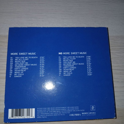 Hooverphonic No More Sweet Music CD used, pop