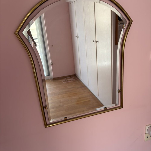 Mirror used, decorative above dresser
