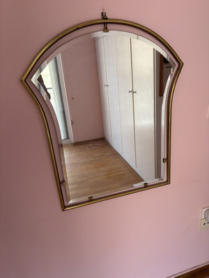 Mirror used, decorative above dresser