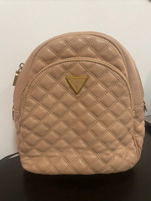 Guess beige backpack like new, medium size