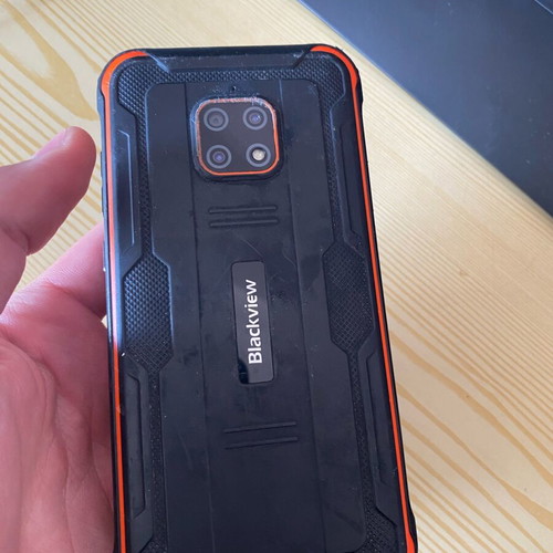 Blackview Rugged Phone used, orange, Dual SIM, 64GB, 20+ MPixel