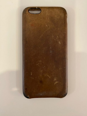 iPhone 8 Apple Original leather case used brown