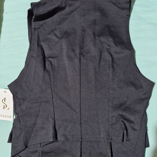 Decoro Two-Tone Women's Vest new, black and white
