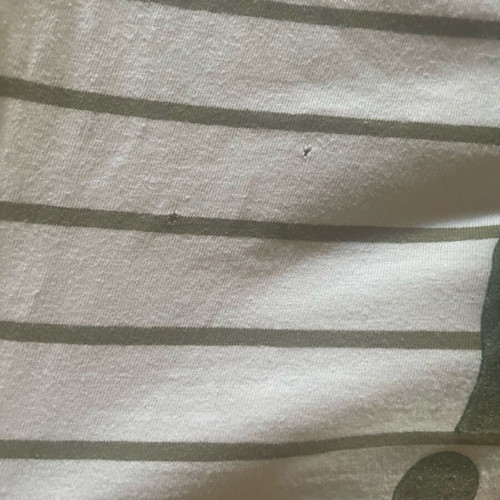 Children's t-shirt used for boy 8 years old, white and green