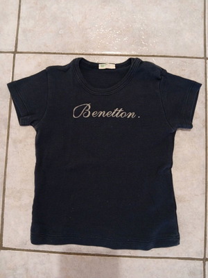 Benetton κοντομάνικο unisex για 9-12 μηνών σαν καινούργιο, μπλε σκούρο