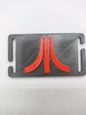 Atari molle like new classic retro symbol for bag or gear