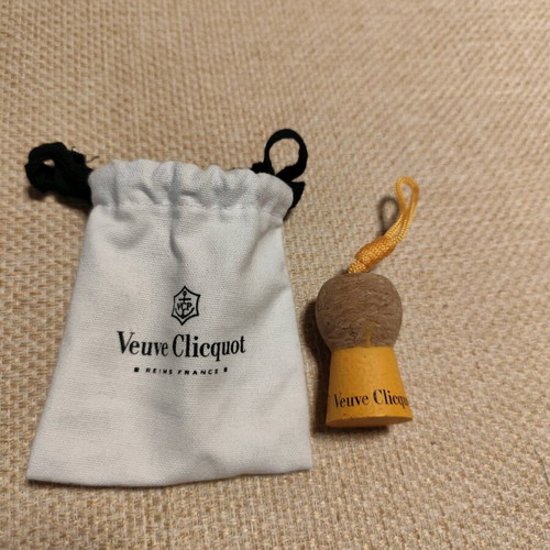 Veuve Clicquot Collectible Cork Keychain New