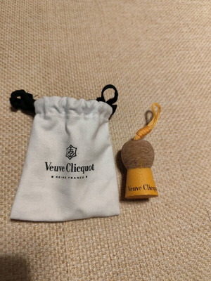 Veuve Clicquot Collectible Cork Keychain New
