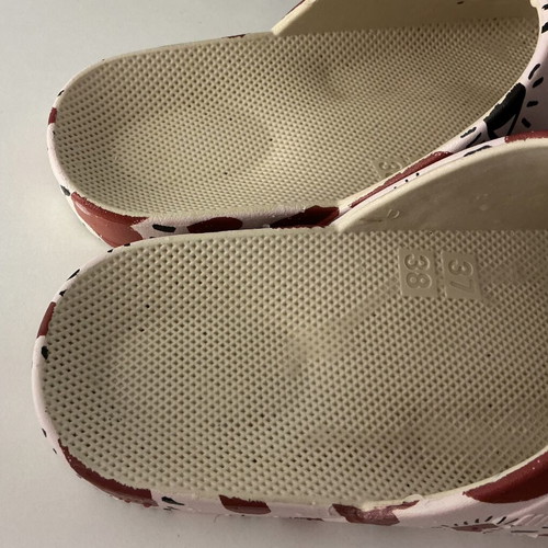Moses flip flops like new, size 37/38, red and pink