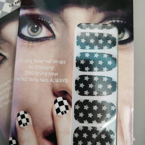 Nail stickers new, 19 sheets with 6 patterns