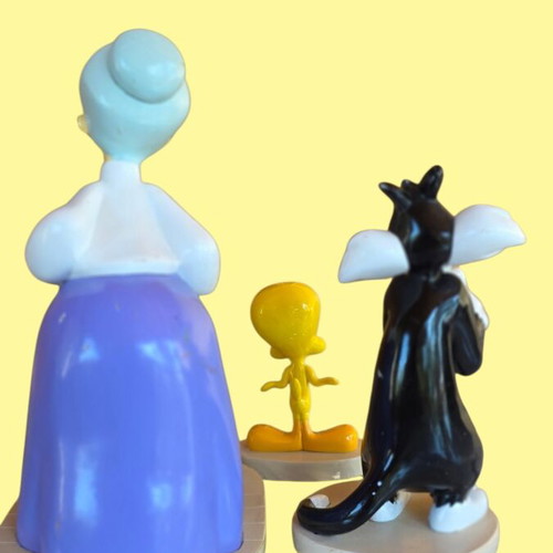 Sylvester Tweety Emma Webster Looney Tunes figures like new DeAgostini